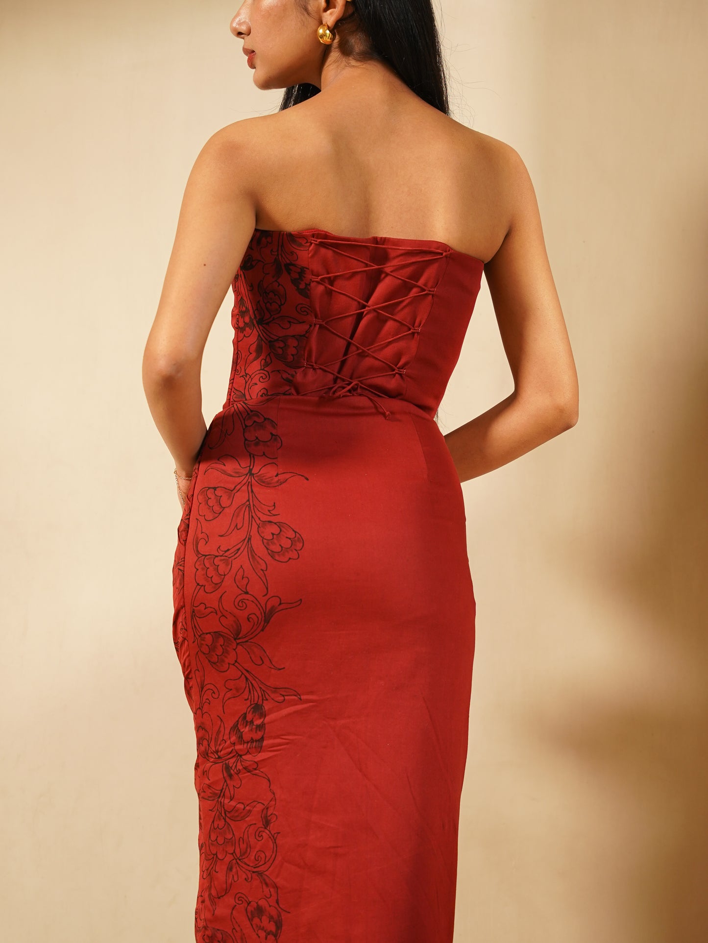 Elina Dress- Rust