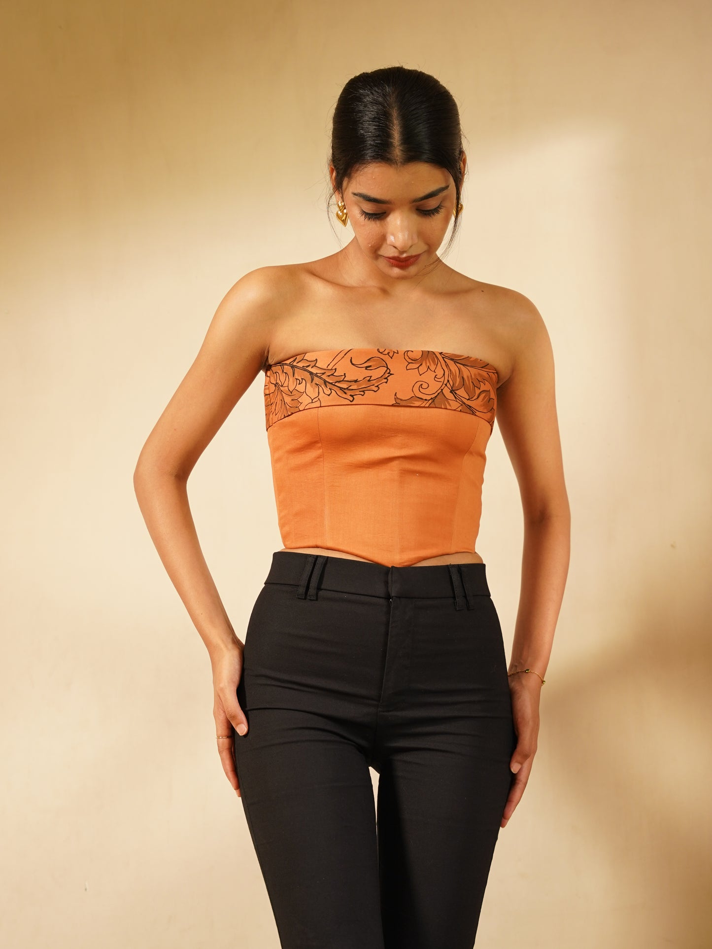 Nira Corset- Apricot