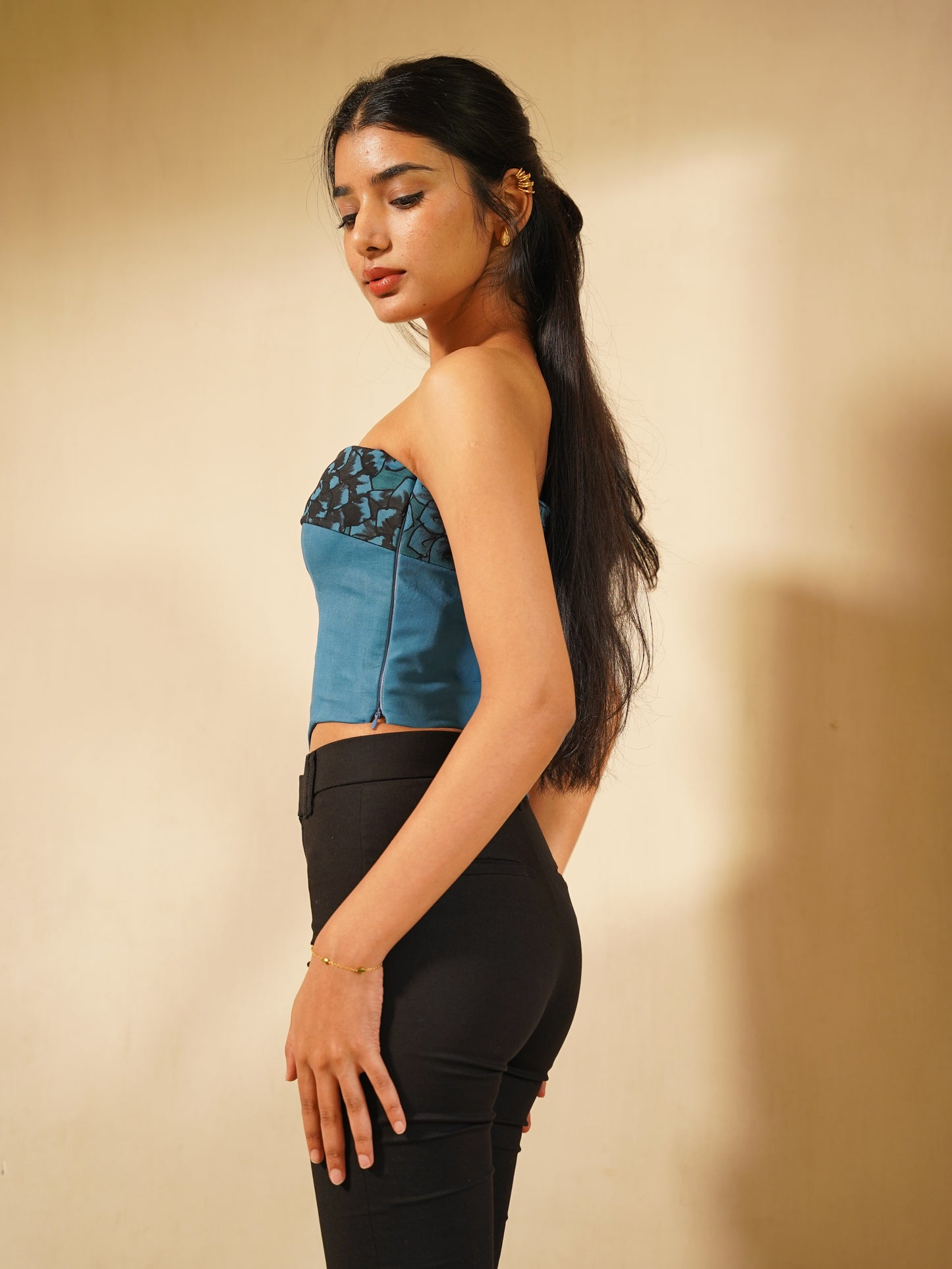 Nira Corset- Azure