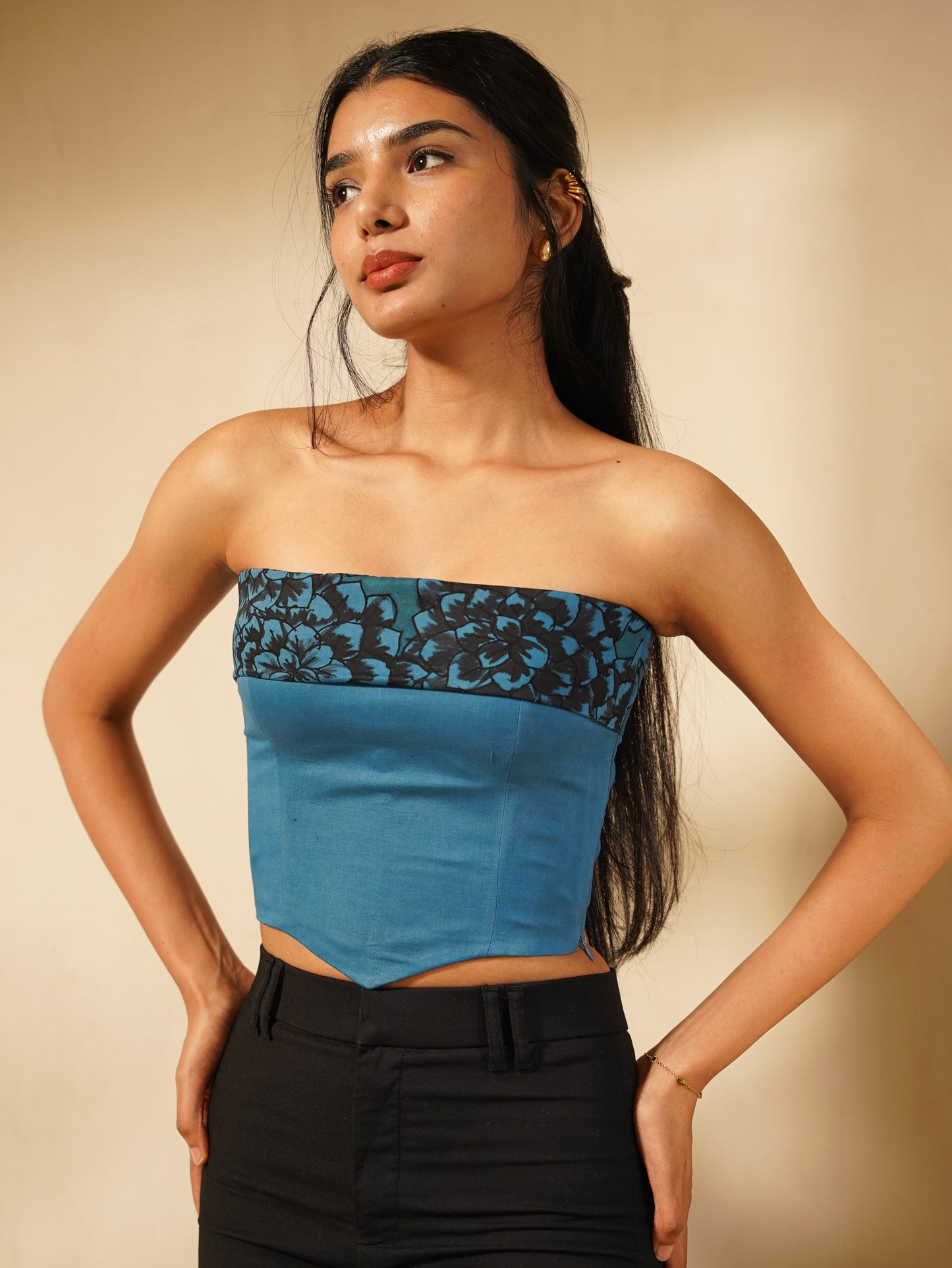 Nira Corset- Azure